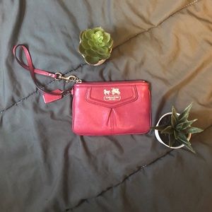 Coach mini wristlet